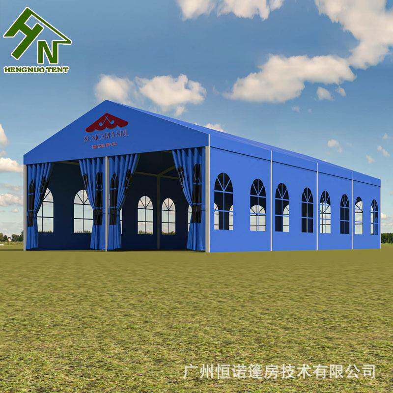 跨境工厂直销6米宽12米长铝合金篷房户外临时仓储帐篷欧式帐篷