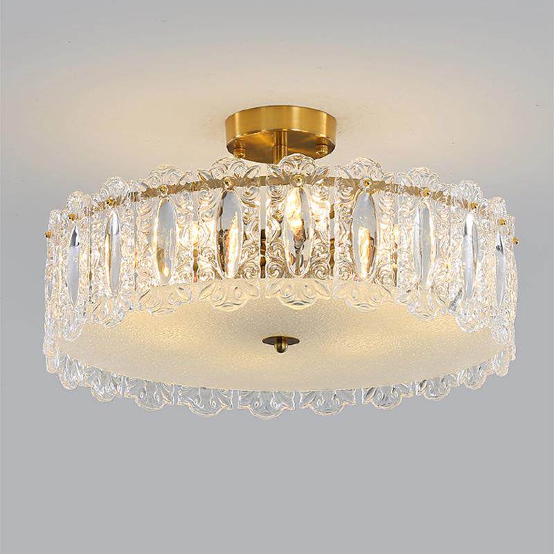 轻奢主卧室吸顶灯法式后现代简约创意圆形设计师意式客厅餐厅灯具