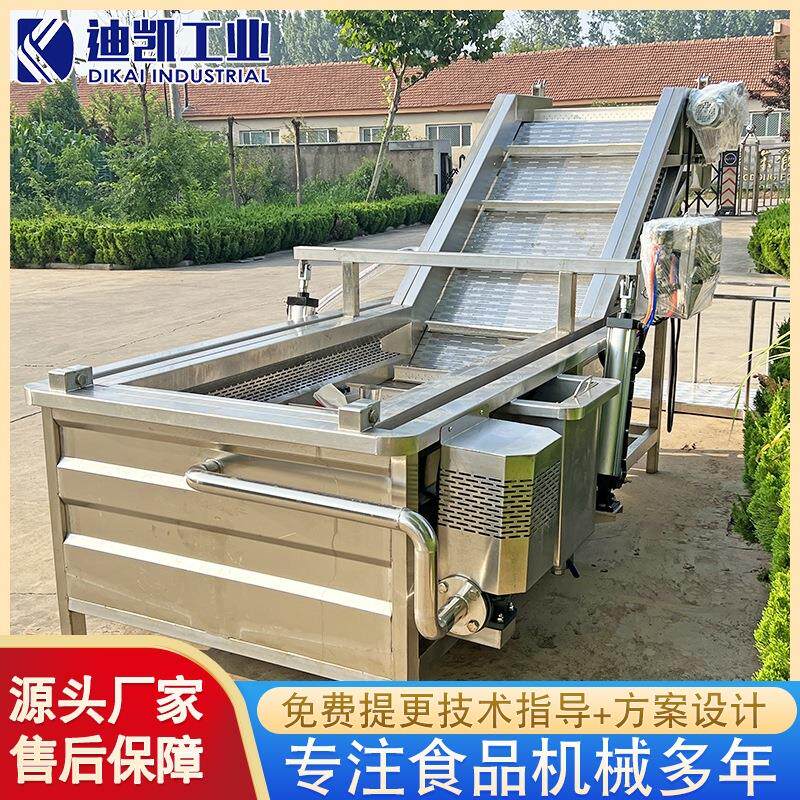 全自动大型食堂蔬菜清洗机清洗效果好叶菜类蒲公英气泡清洗机