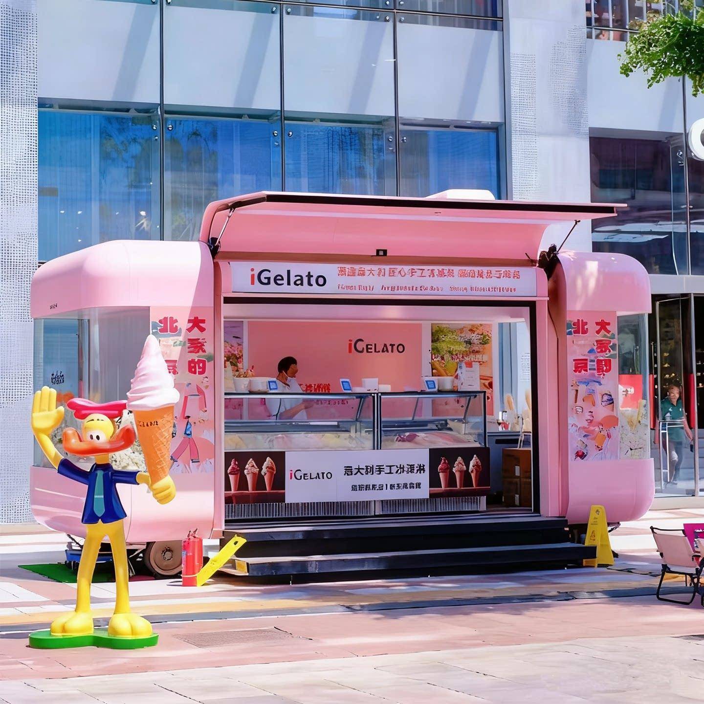 云仓胶囊网红餐车商用餐厅户外景区美食车多功能小吃车移动咖啡车