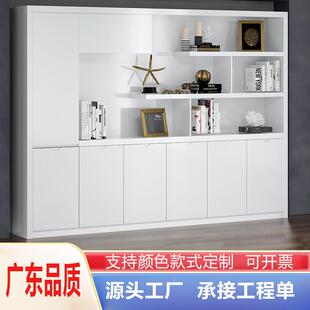 烤漆办公室文件柜收纳柜木质办公书柜储物柜财务资料柜轻奢风