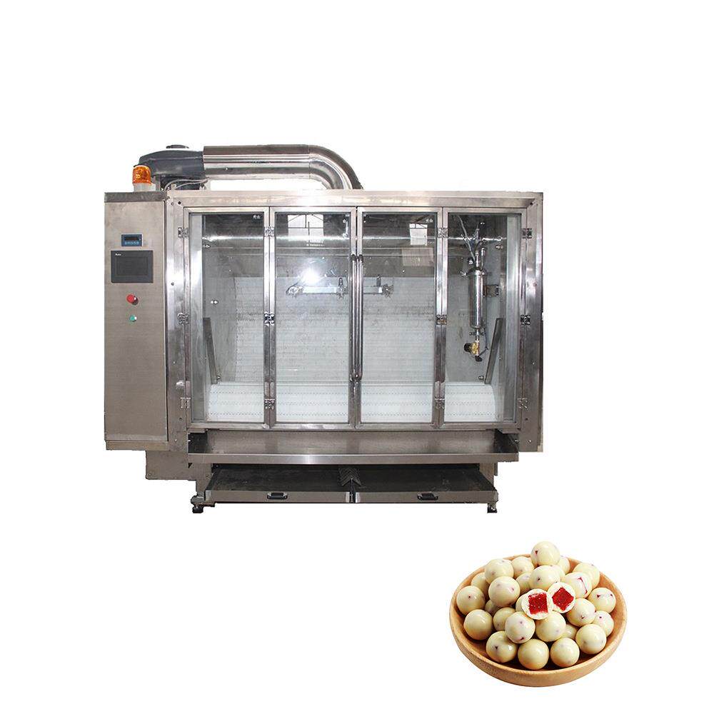 全自动带式包衣机鱼皮花生加工设备工厂供应大型食品设备