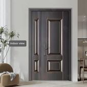 家用入户门 轻奢进户门单门子母门2025新款 挺派甲级防盗门法式 经典