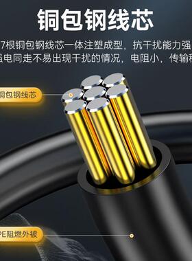 胜为SJC野战通讯复线轻被型芳纶76双绞电话0线4*0.5mm500米CBF207