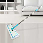 优丽屋平板拖把伸缩不锈钢大号拖把家用木地板平拖布套式 平推拖布