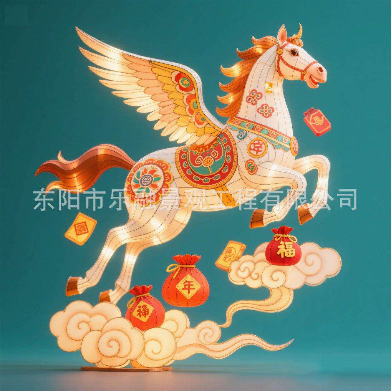 2026马年大型春节主题花灯灯组市政元宵灯展工程厂家直供高端花灯