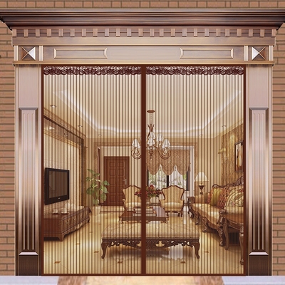 室内网纱家用大门防蚊门帘沙门遮磁铁防蝇纱窗自粘入户门透风夏