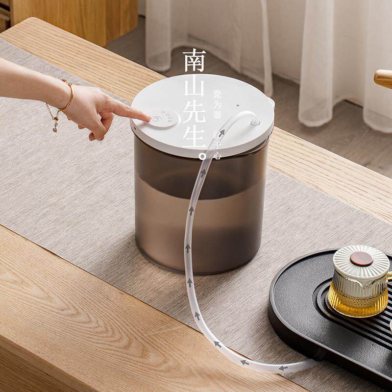 南山先生 猫爪智能逆流茶水桶家用排水废水桶大号茶渣桶茶具配件