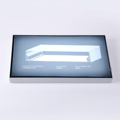 Customized design fabric lightbox aluminum profile UV print