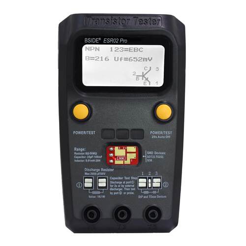 ESR02 Pro 电解晶体管测试表M328电阻电感电容ESR测试仪