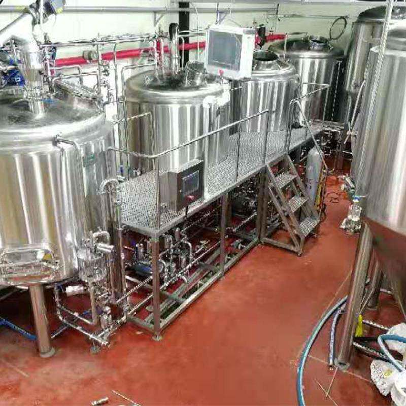 济南正麦1500l糖化系统自酿啤酒机精酿酿酒设备糖化罐