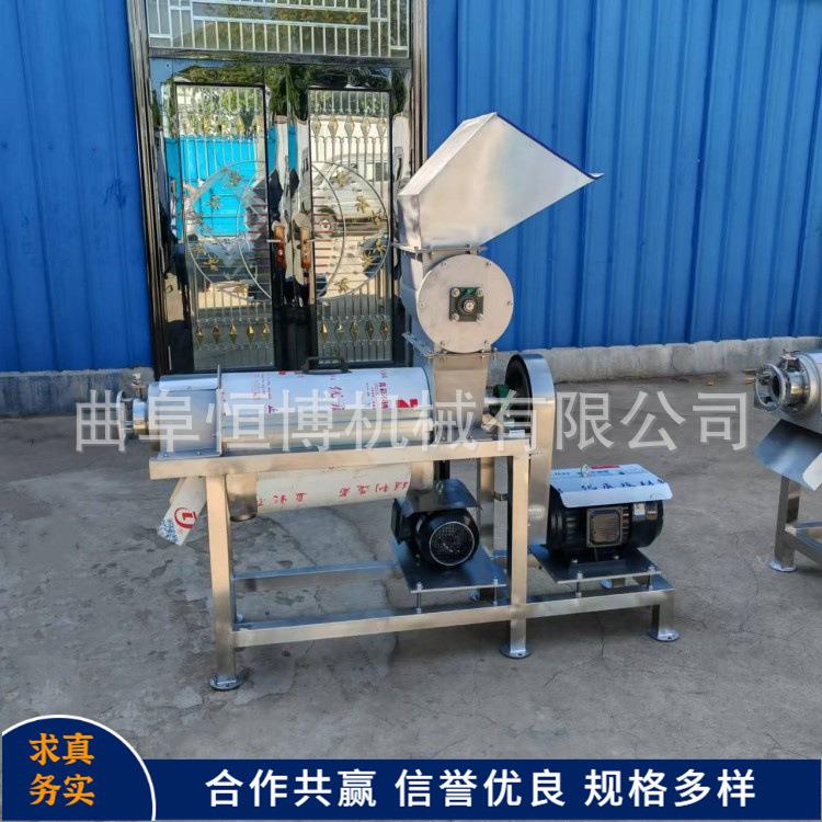 厂家直供工业蔬菜水果榨汁机304不锈钢生姜破碎榨汁机果蔬破碎机