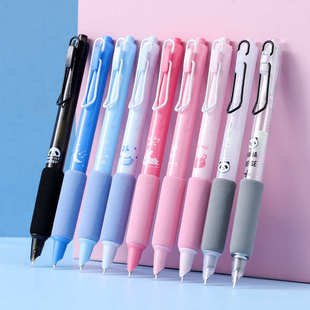 传人云软握按动钢笔高颜值海绵笔握小学生专用练字可替换墨囊钢笔