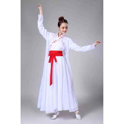 正品舞新款风古典舞装演出服书简广场舞蹈服扇子服舞侠客古飘逸演