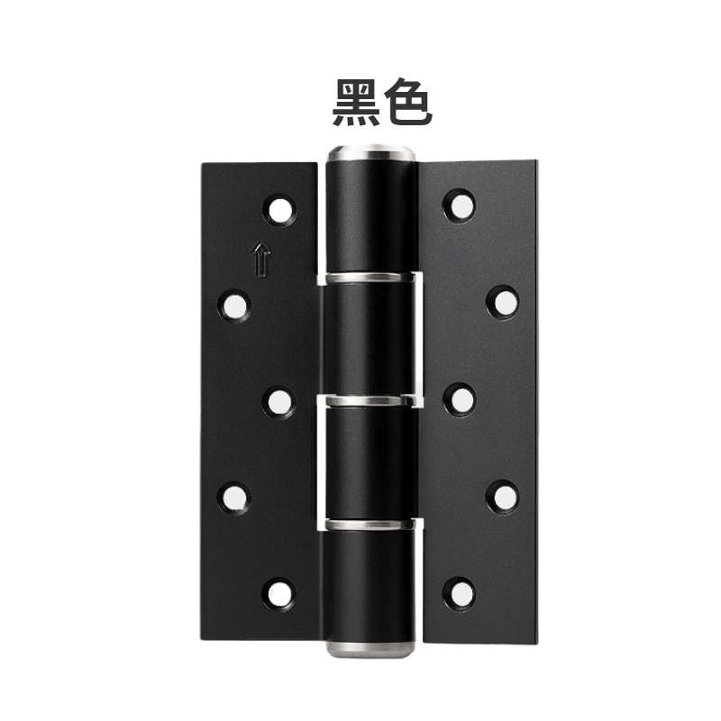 5寸隐形门合页重型液压缓冲自动关门闭门器铰链暗门阻尼弹簧荷叶