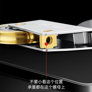 卫生间玻璃门地滑轮不锈钢轮子壁柜移门滑轮衣柜推拉门轨道下滑轮