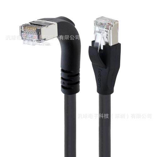 L-COM TRD855SRA1DBL-5M 超5类直角型屏蔽高柔性跳线 各型号提供