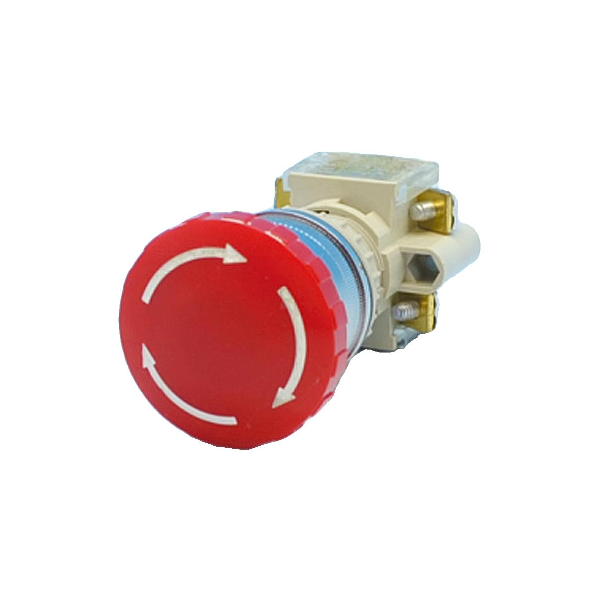 TEND天得紧急停止自锁旋转蘑菇头T2BKR-1C T3BKRR-1C按钮开关22mm