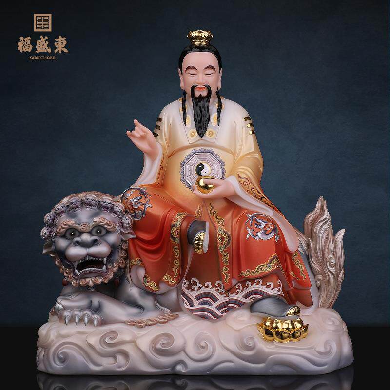 太乙救苦天尊神像仿汉白玉带坐骑东极青华大帝寻声救苦天尊