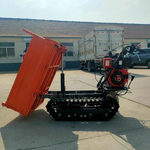 果园履带式运输车山坡拉货搬运车载重搬运工具车