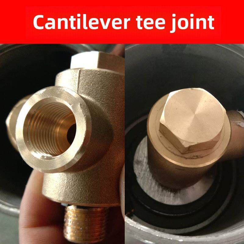 洗车悬臂配件360度旋转软管卷盘铜接头高压旋转万向接头水鼓接头