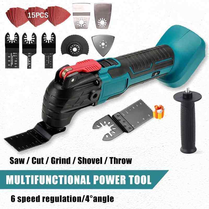 21V锂电万用宝多功能铲切割打磨修边机木工电动工具锂电万用宝