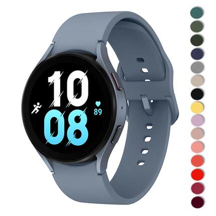 Silicone Strap For Samsung Galaxy Watch6/ 5/4 44mm 40mm Gala