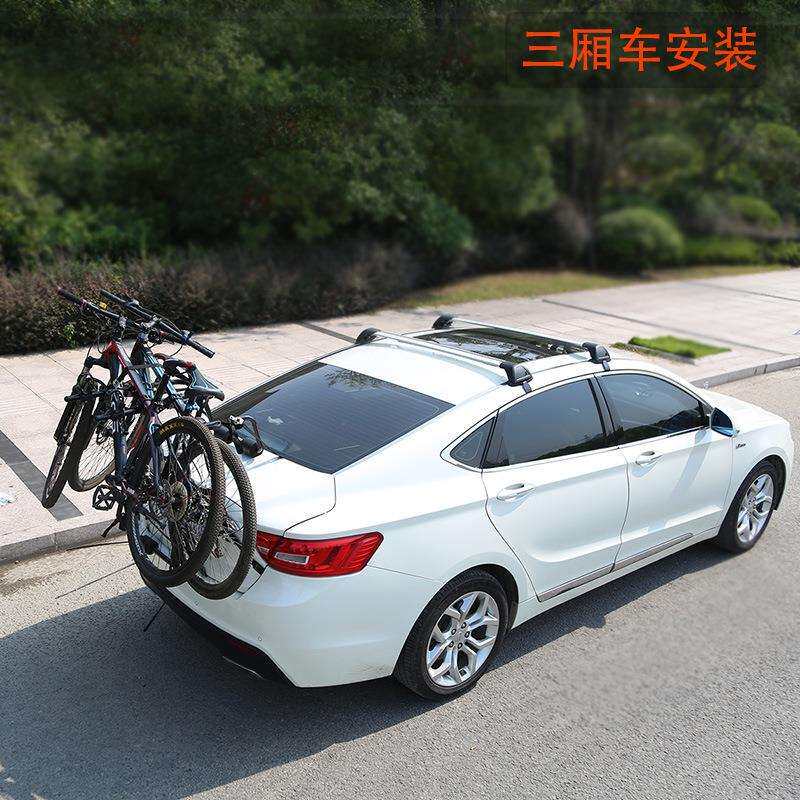 暗莹适用车载后挂式梯形自行车架免打孔安装贴合原车铝合金材质