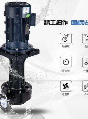 耐空转槽外立式JKD-50SK-55EF-4耐酸碱防腐蚀化工泵 厂家供应