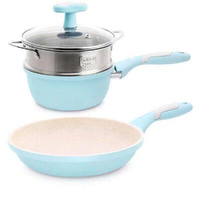 Maifan Stone Kitchen Soup Non-Stick Frying Pan Set Pot