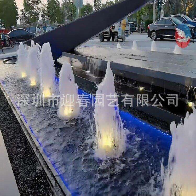 不锈钢全铜涌泉鼓泡喷水池喷头音乐喷泉旱喷水景水秀带灯光户外