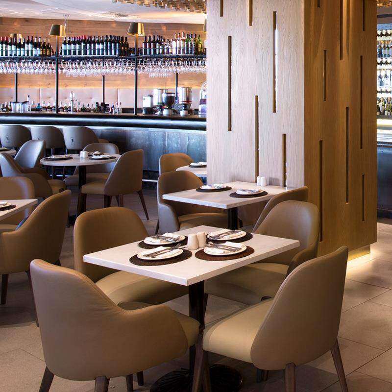 北欧现代简约餐椅皮艺靠背网红成人化妆椅家用扶手高端椅子