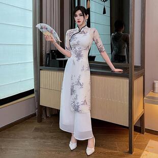 采耳师服饰国风仙气茶艺师服装 足浴技师工作服气质养生师高端工服