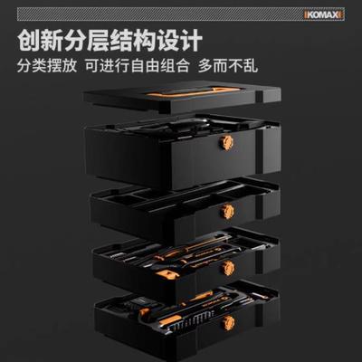 家用日常工具箱套装多功能五金大全电工专用维修家庭车载组合全套