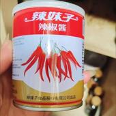 辣妹子辣椒酱248g湖南辣椒酱老式 商 香辣酱拌面下饭菜剁椒酱罐装