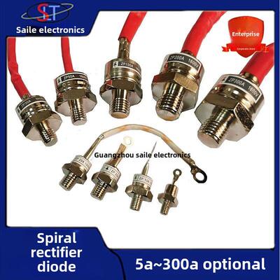 螺旋二极管整流二极管ZP10A20A30A50A100A200A300A整流管正向反向