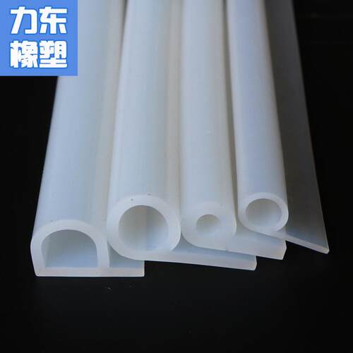 硅胶P型双p型密封条烤箱蒸柜B型耐温硅胶条9字型设备门密封条