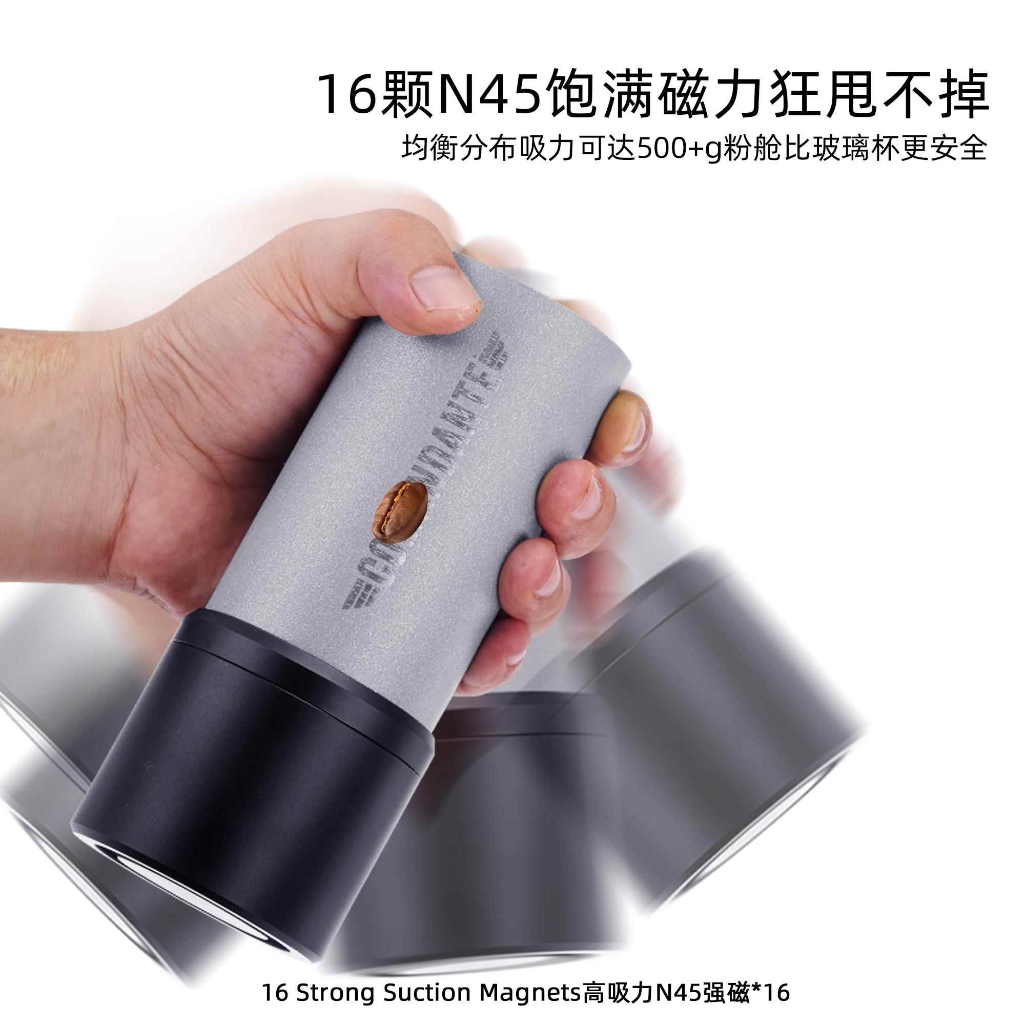 55607啡量改c司装官c4060手力摇豆机MK强4令MK3磁磨铝吸合咖金杯