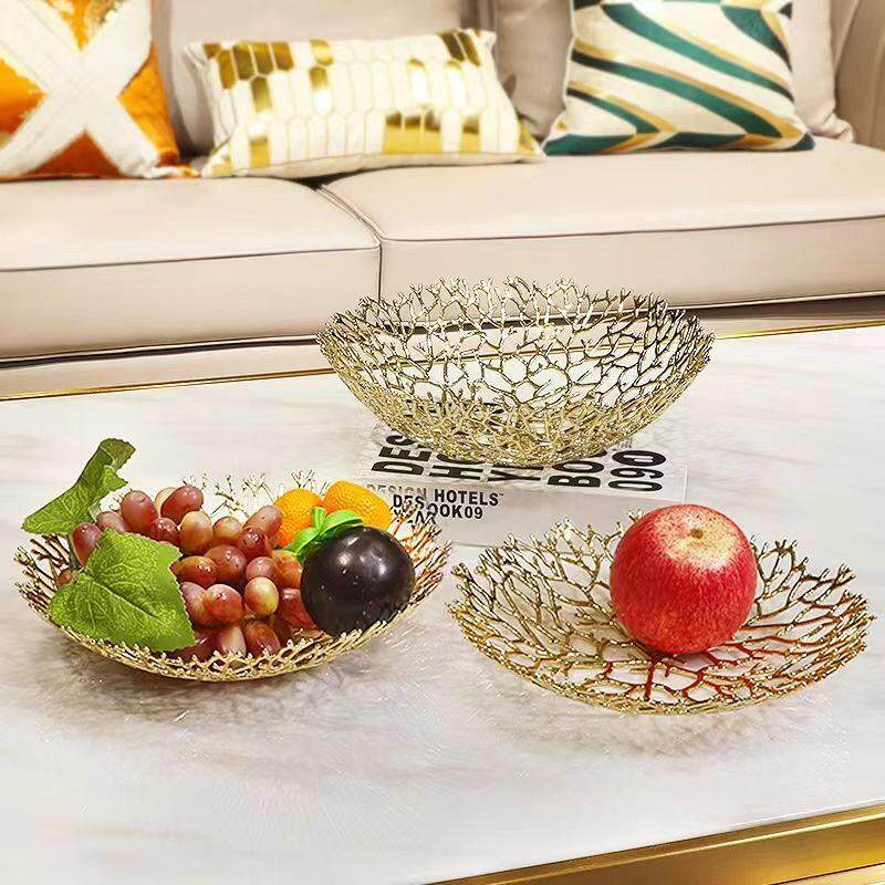 现代简约创意鸟巢果盘摆件饭厅客厅茶几电视柜玄关家居桌面装饰品