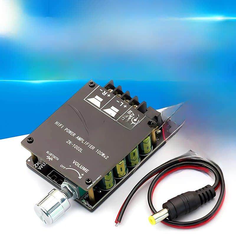 20W30W 50WX2蓝牙5.0数字功放板调节音量 502L功放模块5V12V24V