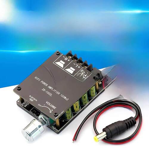 20W30W 50WX2蓝牙5.0数字功放板调节音量 502L功放模块5V12V24V