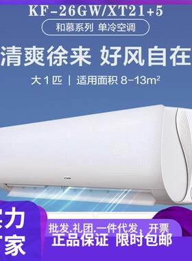 家用大1匹单冷壁挂式空调快速制冷卧室 公寓轻音运行空调挂机除湿