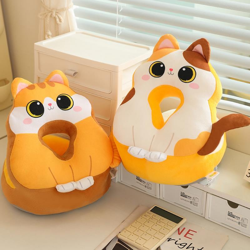 小猫咪午睡枕小学生趴睡枕办公室午休神器儿童桌上睡觉抱枕趴趴枕