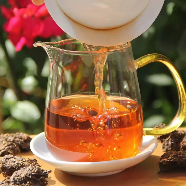 普洱茶老茶頭普洱熟茶 雲南普洱茶老茶頭500克 普洱茶 BUASHOP普洱老茶