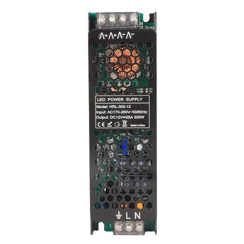 长条开关电源12V24V300w 灯条LED低压标识牌室内恒压直流开关电源