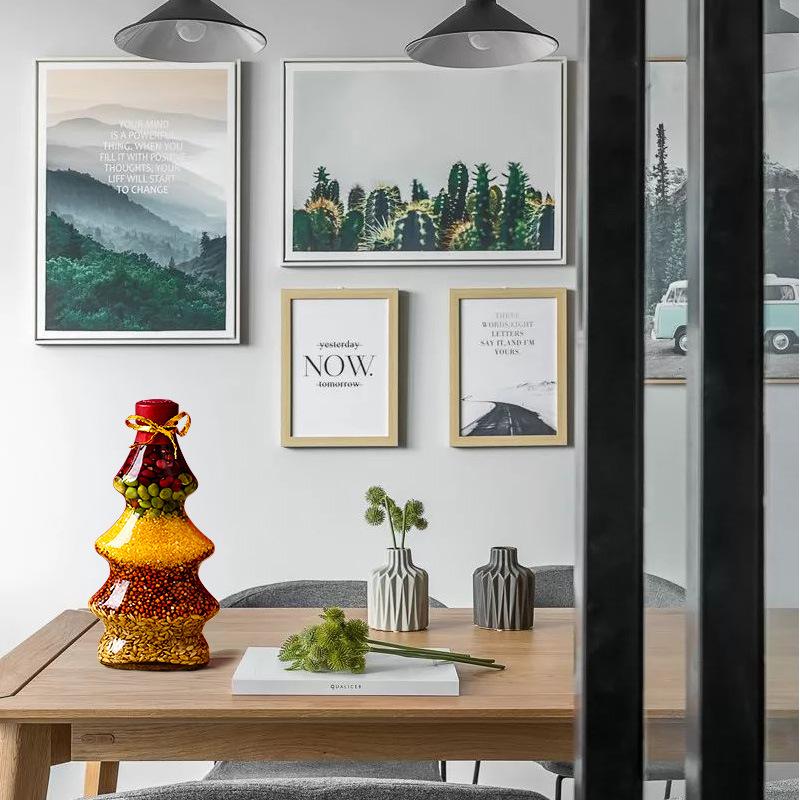 装饰客厅酒柜摆件陪嫁用品套装