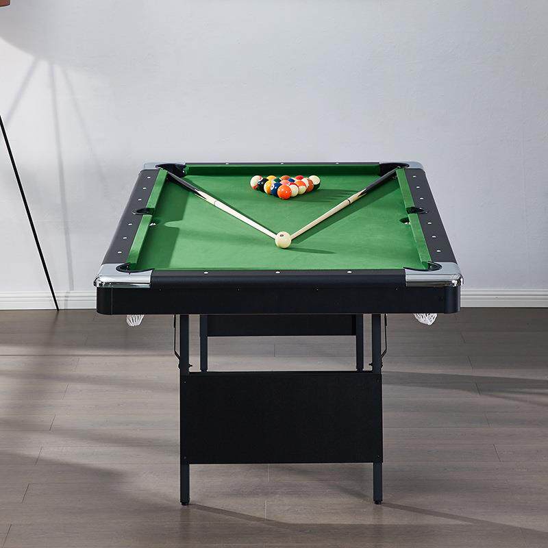 家用室内成人2.1米7尺折叠台球桌免安装桌球台撞球台pooltable