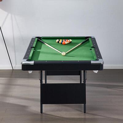 家用室内成人2.1米7尺折叠台球桌 免安装桌球台撞球台pool table