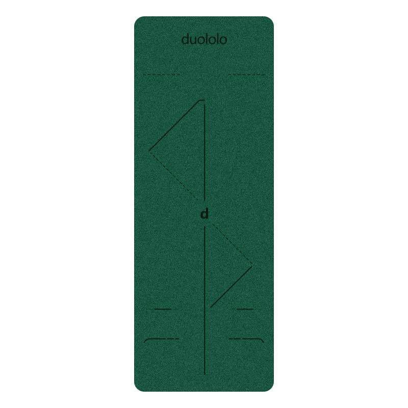 高档瑜伽垫椰子丝高心皮革天然储橡胶Pu耐汗磨抗实皱双面防滑吸健