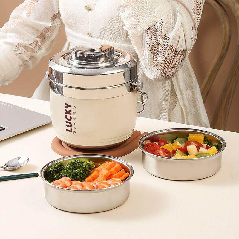 304不锈钢超长保温饭盒桶1人保温碗便携上班族学生专用双层便当盒,餐饮具,保鲜盒,淘宝优惠券,粉丝福利购,淘宝优惠卷